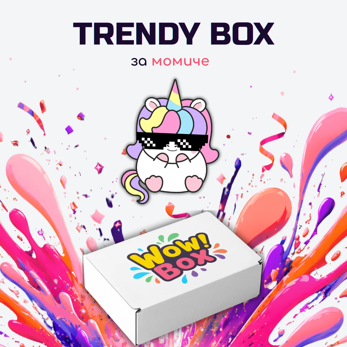 trendy box girl